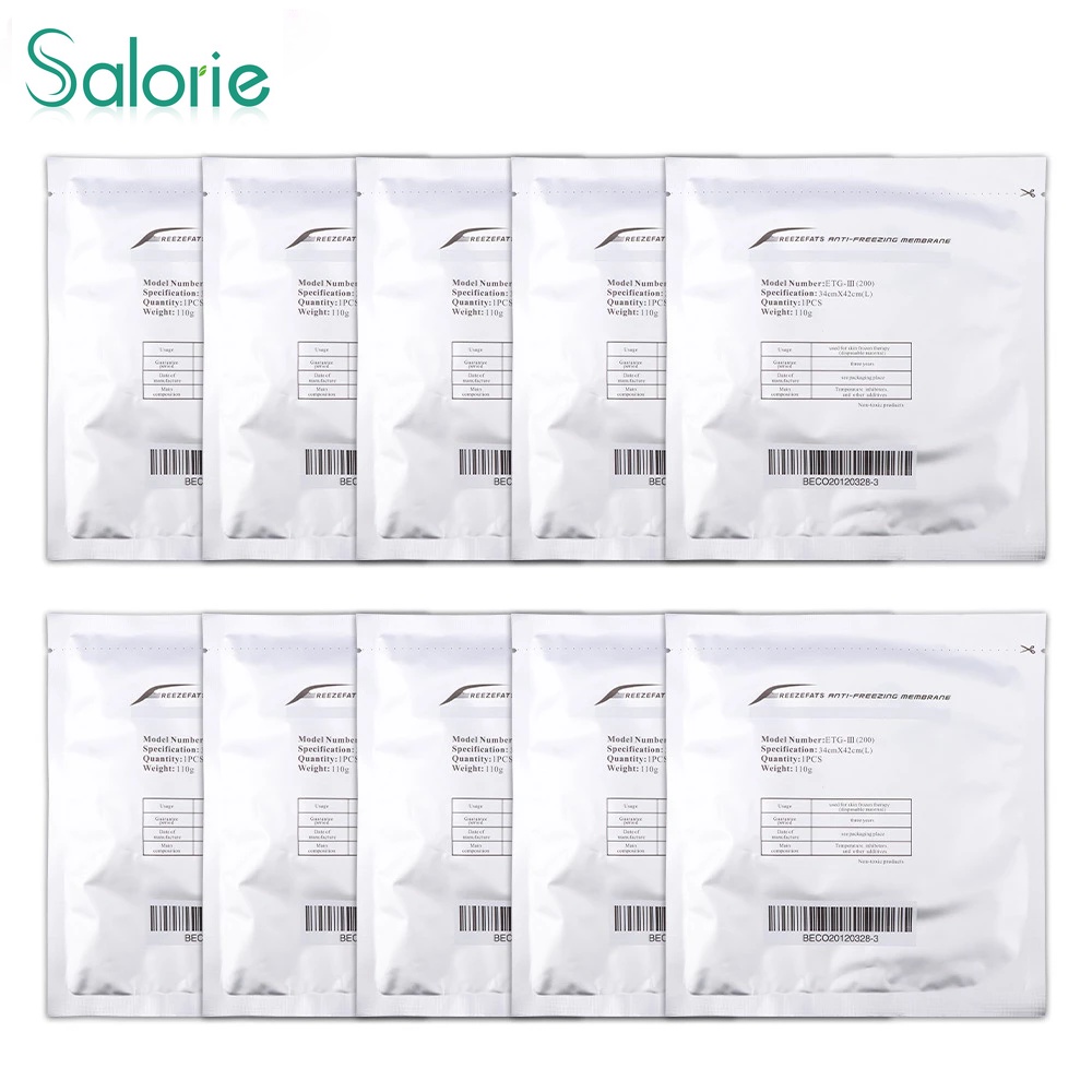 10pcs Anti Freeze Membrane สําหรับไขมันเครื่องแช่แข็งไขมัน Freeze Body Lipo Anti Cellulite ละลายไขมันเย็น Therapy