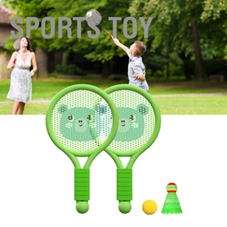  Sports Toy ไม้แบดมินตันสำหรับเด็ก ชุดของเล่นไม้แบดมินตันน้ำหนักเบา สำหรับ 3-7 ปี ชายหญิง ในร่ม กลางแจ้ง