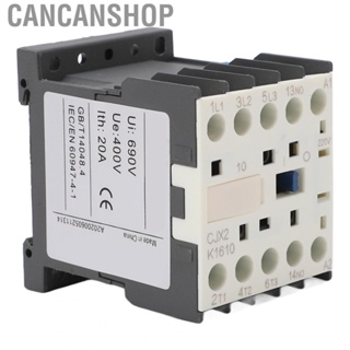 Cancanshop Contactor Switch  220V 16A Silver Contact Electrical Contactor Low Power Consumption  for Home
