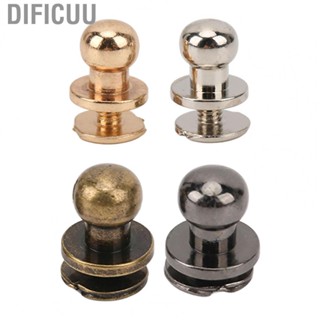 Dificuu Button Stud  200 Set Chicago Screws Glossy Durable  for Clothes