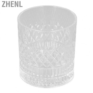 Zhenl Whiskey Glass 300ml  Grade Durable Glass Carved Designs Glass US