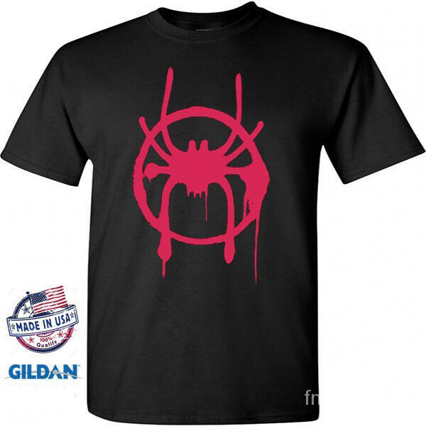 [S-5XL]Hot Sale Marvel Spiderman Into The Spider-Verse Miles Morales Costume Mens T-Shirt_09