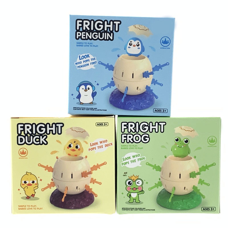 ของเล่นถังโจรสลัด รูปเป็ด เพนกวิน กบ โจรสลัด ขนาดเล็ก สร้างสรรค์ สําหรับเด็ก ผู้ปกครอง เด็ก