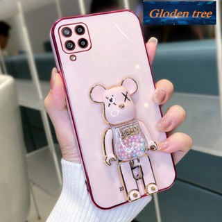 เคสโทรศัพท์มือถือ ซิลิโคนนิ่ม กันกระแทก ลายต้นไม้ Gloden สําหรับ samsung a12 samsung a22 4g