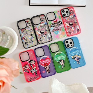 Casetify เคสโทรศัพท์มือถือ แบบแม่เหล็ก ชาร์จไร้สาย ลายพาวเวอร์พัฟฟ์เกิร์ลน่ารัก สําหรับ IPhone 14 13 12 Pro Max