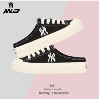 〖ของแท้พิเศษ〗รองเท้าผ้าใบ MLB Play Ball Mens and Womens Canvas Shoes