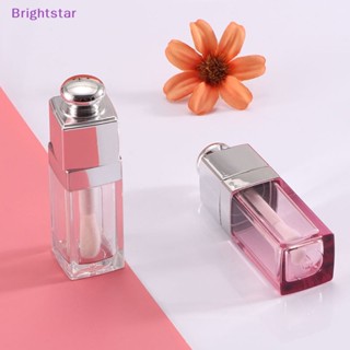 Brightstar หลอดเปล่า ทรงสี่เหลี่ยม ขนาด 10 มล. สําหรับใส่เครื่องสําอาง ลิปกลอส DIY