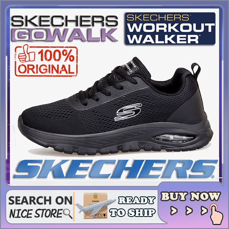 [รองเท้าผ้าใบผู้หญิง คุณภาพดี] SKECHERS_GO-WALK Air cushion Slip On Women CLASSIC Sport Shoes Fitness Women Sneakers Comfort Working Light Running Shoes