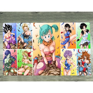 Yugioh แผ่นรองเมาส์ ลายดราก้อนบอล TCG CCG Bulma chi-chi สําหรับเล่นเกม