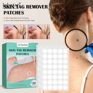 JULYSTAR 120 pcs Wart Remover Acne Pimple Patches Skin Tag Remover Patches Mole Wart ถอดสติกเกอร์ส่วนผสมจากธรรมชาติ Skin Tag Remover