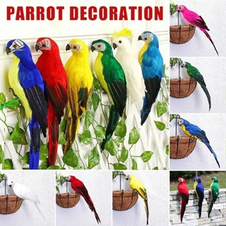 New Parrot Statue Garden Tree Bird Decor Outdoor Parrot Ornament for Lawn Wall