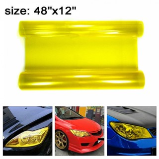 ⚡READYSTOCK⚡Lamp Film Wrap Yellow 12"x48” Fog Light Headlight Trim Universal Vinyl Durable