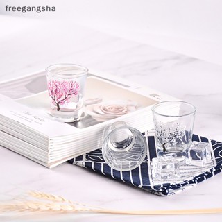 [FREG] แก้วน้ํา ลายดอกซากุระ ขนาดเล็ก 2 ออนซ์ ของขวัญ FDH