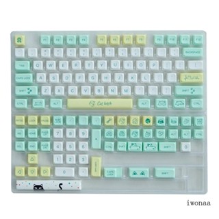 Iwo ปุ่มกดคีย์บอร์ด 130 คีย์ XDA PBT Dye-Sub XDA สําหรับ Cherry-Mx Switch Mechanical Keyboard 61 64 68 89 980