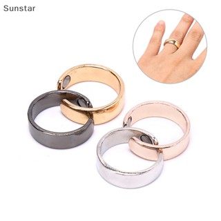 Sunstar แหวนแม่เหล็กบําบัด แบบธรรมชาติ ป้องกันนิ้วมือกดจุด