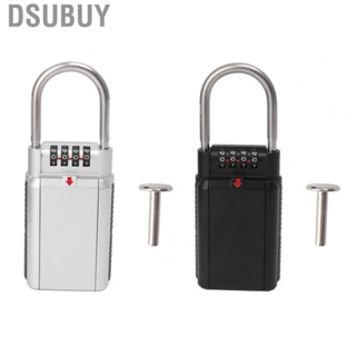 Dsubuy Key Lock Box  Decorative 4 Digit Combination Convenient Safe Metal Password for Factory Home