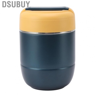 Dsubuy Portable Insulated Lunch Containers Large  Stackable Box Double Layer 4 Tiers Spill Proof for School Travel