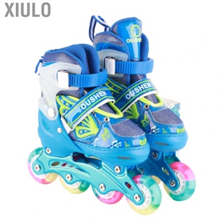 Xiulo Toddler Blades Skates  Inline High Hardness PU Wheel Breathable Lining for Outdoor