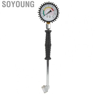 Soyoung Tire Pressure Meter Handheld 0‑220 PSI Gauge for Car Bike Motorcycle