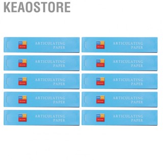 Keaostore 10 Copy Dental Articulating Paper Blue Thin Laboratory Bite Oral for Care