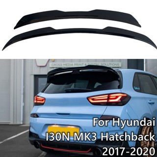 ฝาครอบสปอยเลอร์หลังคา ABS สีดําเงา สําหรับ Hyundai I30 N MK3 I30N Hatchback 2017-2020