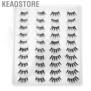 Keaostore 20 Pairs  Replacement  Up Long Thick Fake Eye Lashes Supply