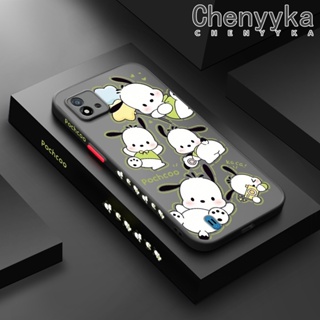 เคสโทรศัพท์มือถือ ซิลิโคนนุ่ม ใส บาง กันกระแทก ลาย Pochacco แฟชั่น สําหรับ Realme C20 C20A C11 2021 Narzo 50i