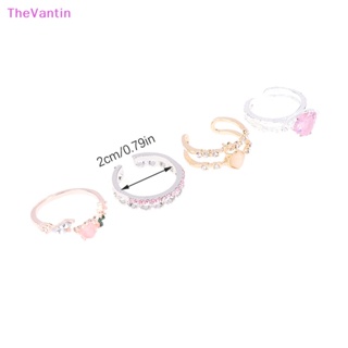 Thevantin แหวนแฟชั่น รูปหัวใจ สไตล์พังก์ โกธิค โกธิค วินเทจ เครื่องประดับ สําหรับผู้หญิง ใส่ไปงานแต่งงาน ปาร์ตี้