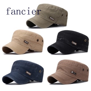 Fancier หมวกเบสบอล ผ้าฝ้าย ปรับได้ แฟชั่นสไตล์วินเทจ สําหรับผู้ชาย และผู้หญิง