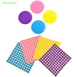 (Plusflower) สติกเกอร์ฉลากกระดาษ ทรงกลม สําหรับติดฝาขวด 132 ชิ้น