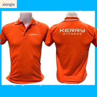 (xiongla.th)  เสื้อโปโล Kerry Express เคอรี่ เอ็กซ์เพรส ขนส่ง เสื้อคอปก ผ้าดี หนานุ่ม ใส่สบาย ใส่ได้ทั้ง ช/ญ