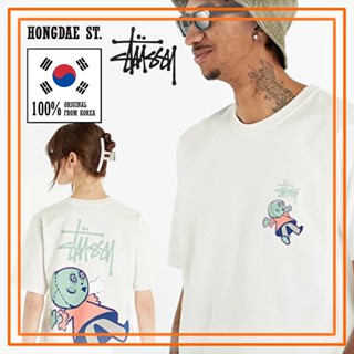 📦พร้อมส่ง Stussy - ของแท้ 100% - Dollie Pigment Dyed เสื้อยืดธรรมชาติ T-shirt