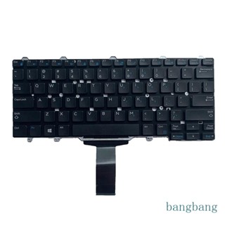 Bang คีย์บอร์ดภาษาอังกฤษ สีดํา อุปกรณ์เสริม สําหรับแล็ปท็อป Latitude 3340 3350 Series