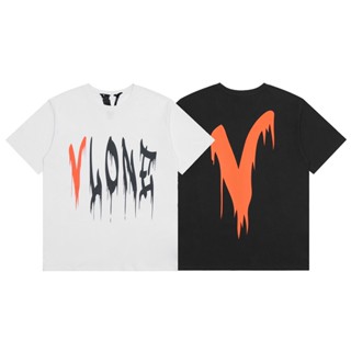 V-lone - เสื้อยืดแขนสั้น คุณภาพสูง แฟชั่นล่าสุด Nsrtg