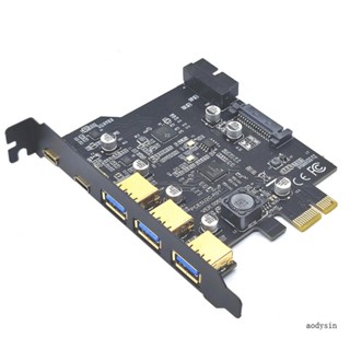 Aod อะแดปเตอร์การ์ดฮับ Type C USB 3 2 Gen2 PCIE USB 3 0 PCI-E PCI E USB 3 USB3 3 1