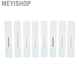 Meyishop Nail Drill Bits  Grinding Head Professional 8 Pcs for Home Salon