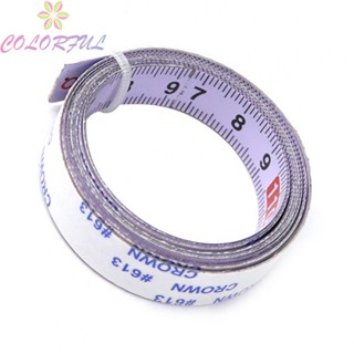 【COLORFUL】Scale Tape For Woodworking Ruler Stainless Steel 2M Metric 1pcs Soft Ruler