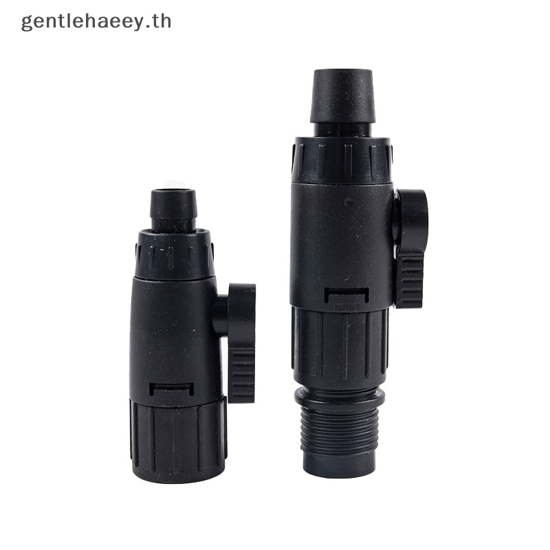 GG 1PCS Fish s Water Flow Control 12 มม.16 มม.พิพิธภัณฑ์สัตว์น้ําท่อวาล์วกรอง Connector Quick Release FIshl ติดตั้งง่ายอะแดปเตอร์ TH