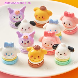 SANRIO Alittlesearch11 แผ่นกาวเรซิ่น ลายการ์ตูนอนิเมะน่ารัก 3D สีมาการอง สําหรับทําเครื่องประดับ ตกแต่งเคสโทรศัพท์ DIY 2 ชิ้น