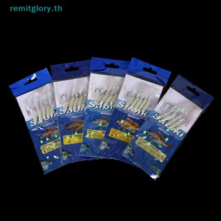 Remitglory เหยื่อตกปลาเหล็กคาร์บอน เรืองแสง 5 ชิ้น/ชุด
   Th