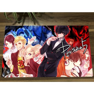 แผ่นรองเมาส์ ลายการ์ตูนอนิเมะ Persona 5 Yugioh Playmat Amamiya Ren CCG TCG 08