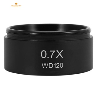 Wd120 0.7X กล้องจุลทรรศน์สเตอริโอ เลนส์บาร์โลว์ เกลียว 48 มม.