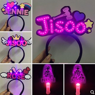 BLACK PINK Concert Glow Stick LISA Luminous Head Hoop Hand Lights Jin Zhini Fans Should Aid Customization