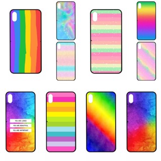 Oppo JOY5 NEO5s R17 PRO R9S เคส เคสโทรศัพท์ เคสมือถือ เคสสกรีน ลาย สายรุ้ง-1