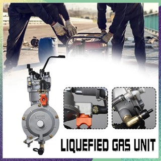 ชุดแปลงคาร์บูเรเตอร์น้ํามันเชื้อเพลิง แบบคู่ LPG NG สําหรับโช้คแมนนวล 3KW GX200 170F GX160 2KW 168F