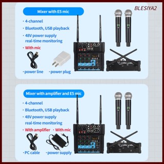 [Blesiya2] เครื่องขยายเสียงมิกเซอร์ สําหรับคอมพิวเตอร์ บันทึกเสียง บ้าน