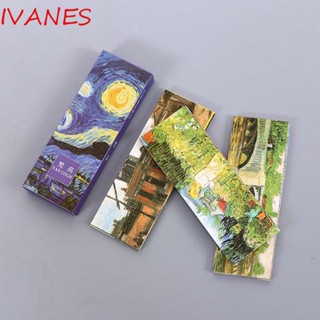 IVANES ที่คั่นหนังสือ ฉลาก อุปกรณ์เครื่องเขียน สําหรับเด็กนักเรียน สํานักงาน ให้เป็นของขวัญ