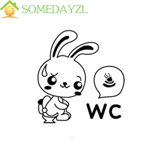 SOMEDAYZL สติกเกอร์ ลายการ์ตูนน่ารัก ลอกออกได้ สําหรับตกแต่งบ้าน ห้องน้ํา 1 ชิ้น