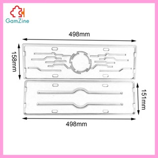 [lzdxwcke2] กรอบป้ายทะเบียนรถยนต์ ด้านหน้า และด้านหลัง สําหรับ Byd Han 2 ชิ้น