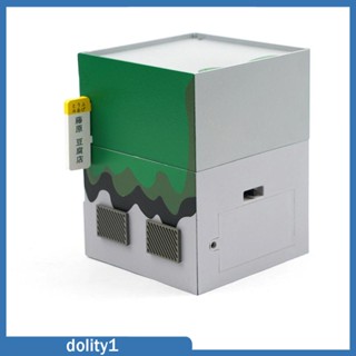 [Dolity1] โมเดลร้านเต้าหู้ สเกล 1/64 สําหรับตกแต่งสถาปัตยกรรม ร้านค้า